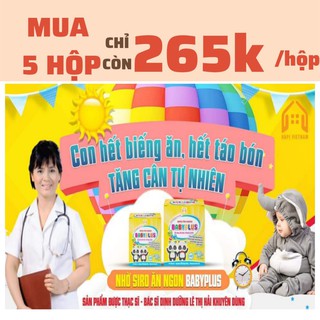 BABYPLUS SIRO ĂN NGON DẠNG STICK TIỆN LỢI GIÚP BÉ ĂN NGON MIỆNG VÀ TĂNG CÂN TỰ NHIÊN