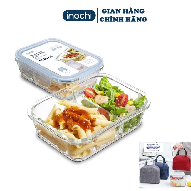Hộp Đựng Thức Ăn, Thực Phẩm Thủy Tinh - Hộp Cơm Văn Phòng Quay Lò Vi Sóng