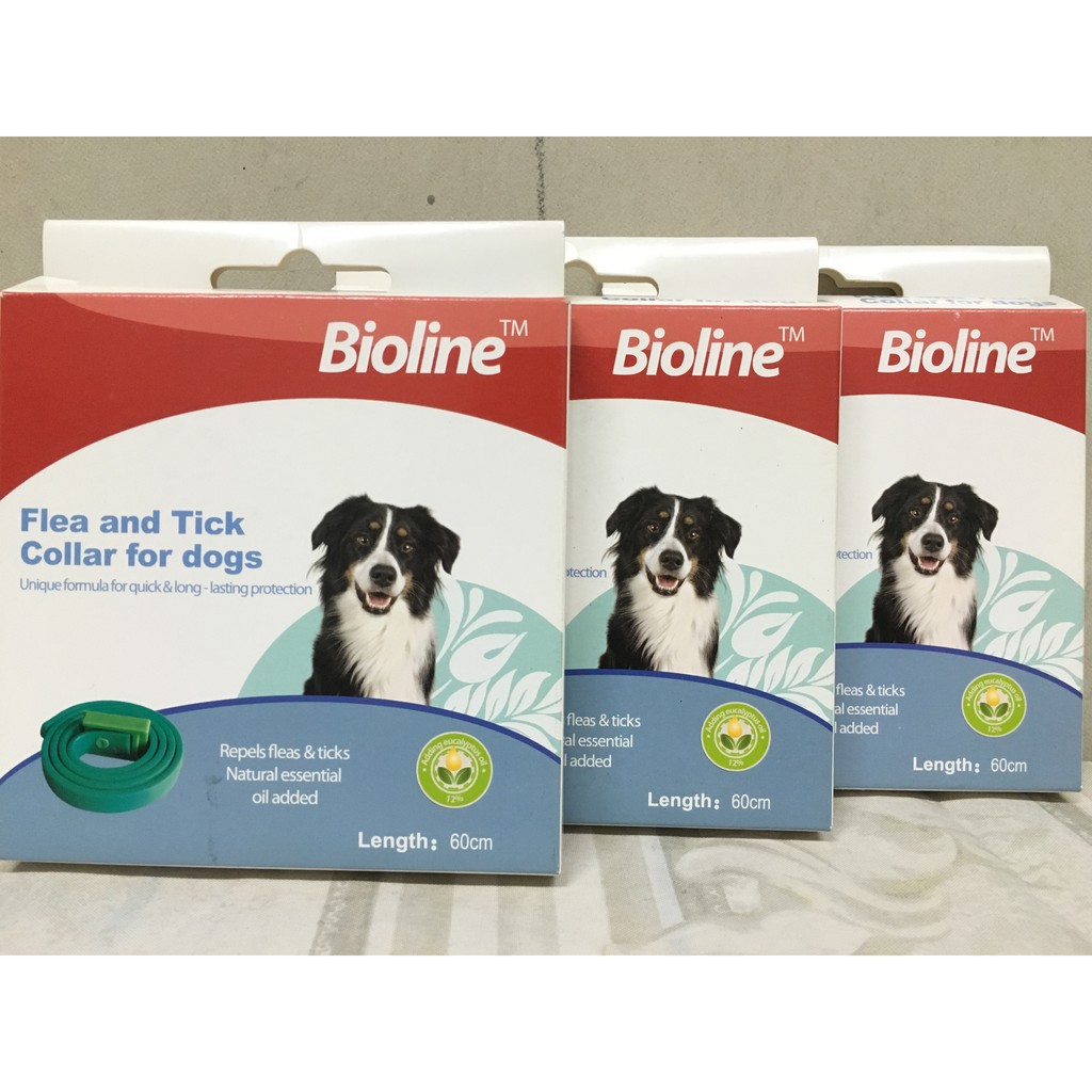 Vòng cổ chống ve chấy rận Bioline cho chó - 60cm