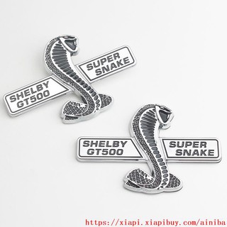 Logo Dán Trang Trí Xe Hơi Ford Mustang SHELBY GT500 Độc Đáo