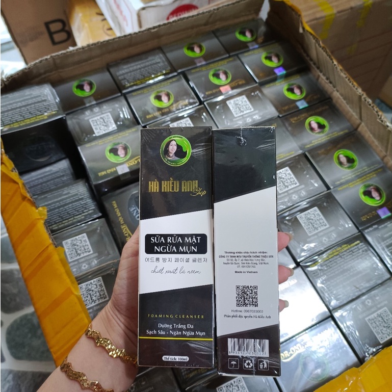 Sữa rữa mặt hà kiều anh chính hãng