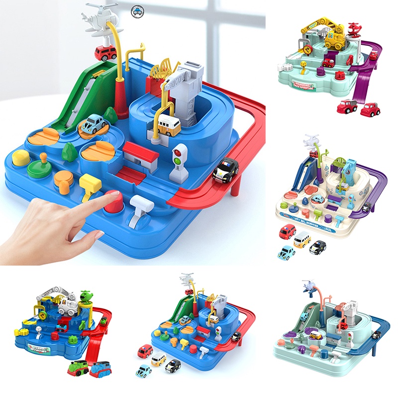 Đồ chơi trẻ em Lắp Ráp Đường Ray Xe Hơi Chạy Theo Phương Pháp Montessori Giúp Phát Triển Trí Não Cho Bé