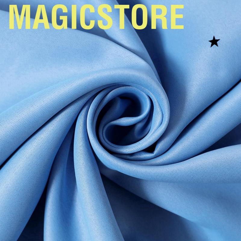 Magicstore 2PCS/Set Curtains salon Double Layer Darkening Blackout Window Curtain for Bedroom Livingroom Modern Style Su