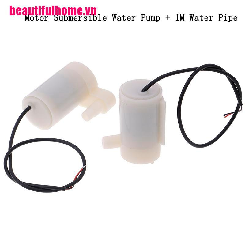 [BFVN]Mini micro submersible water pump DC 3-5V low noise brushless motor pump diy kit