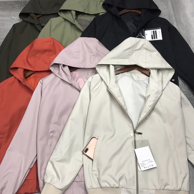 Áo khoác dù nữ 2 lớp có túi trong | BigBuy360 - bigbuy360.vn