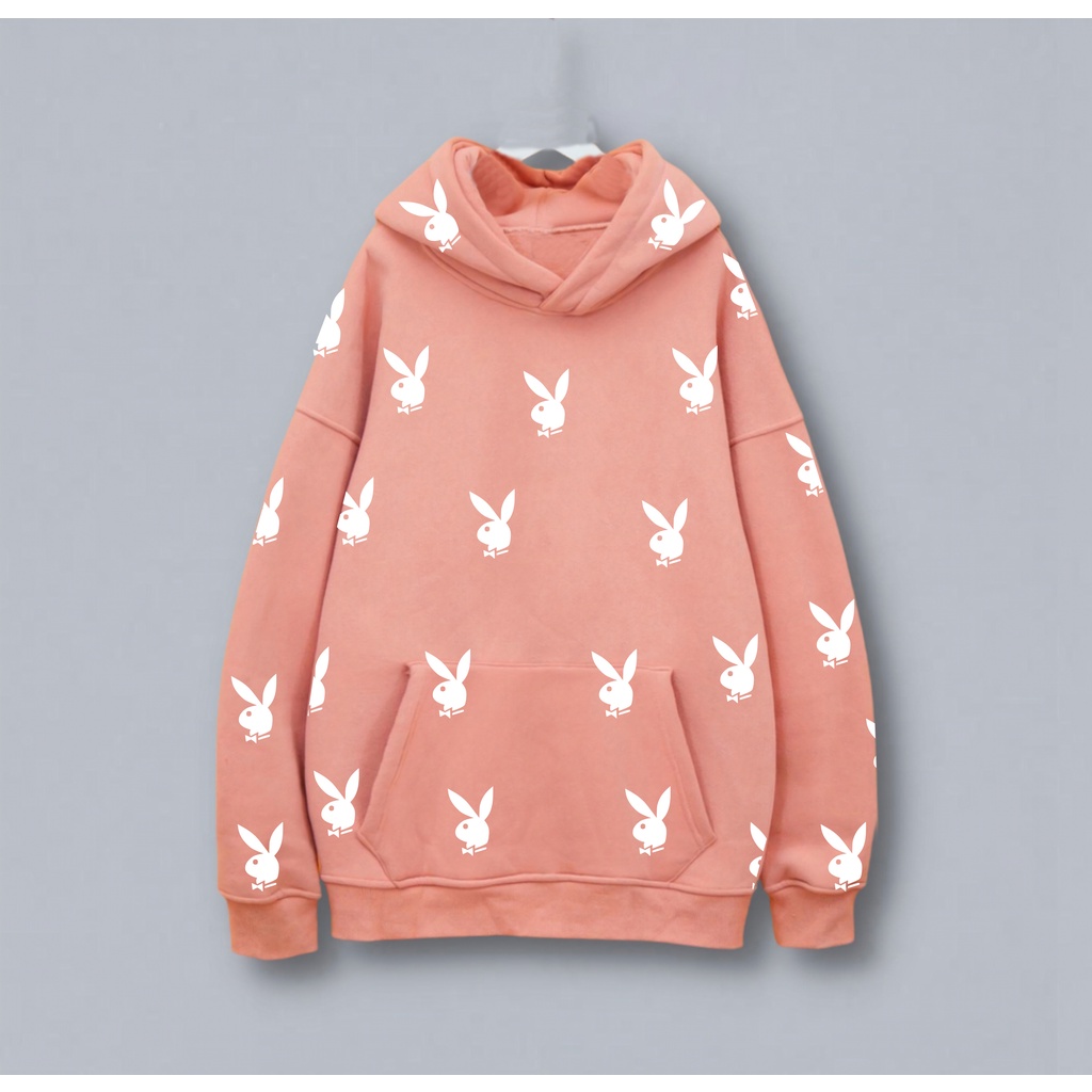 Áo Hoodie Play Boy Form Unisex, Áo Dài Có Mũ Nỉ Bông Play Boy 350gsm dày mịn PLAY1 | BigBuy360 - bigbuy360.vn