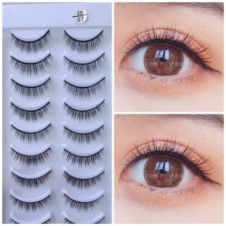 😍😍😍Lông mi tự nhiên 10 cặp 😍😍😍