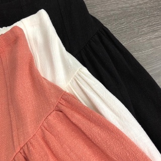 Chân váy linen xoè 2 lớp