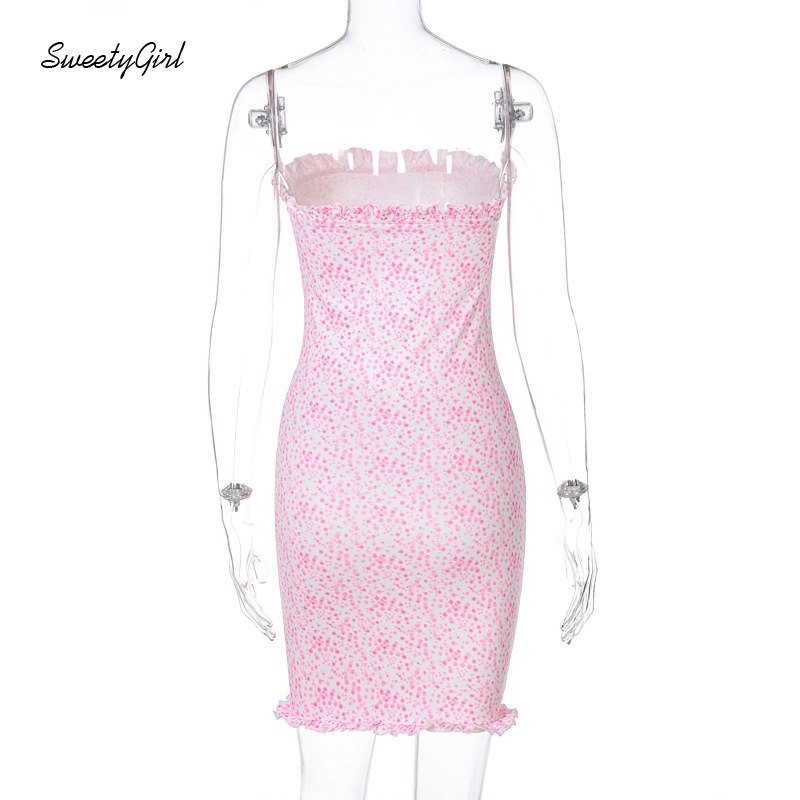 Đầm Trễ Vai Dáng Ôm In Hoa Thời Trang Quyến Rũ Cho Nữ