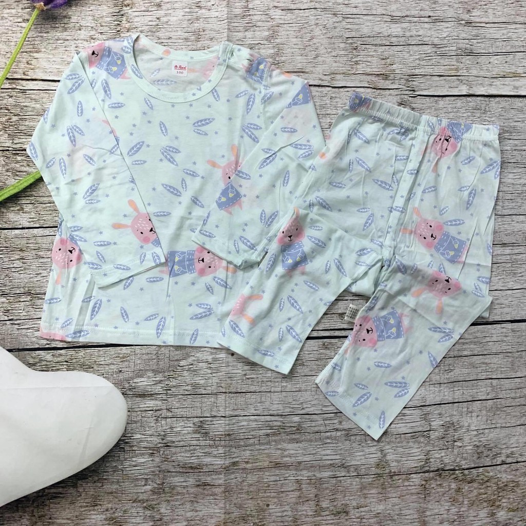 Bộ đồ dài tay cotton chất xuất Hàn MoMaKa co giãn 4 chiều cho bé trai, bé gái ( 8- 20 kg) -Thời trang trẻ em 2021