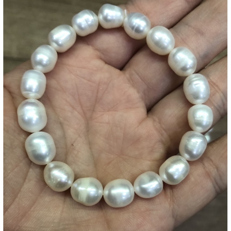 Bộ 3 món trang sức ngọc trai nhân tạo hạt gạo 8ly