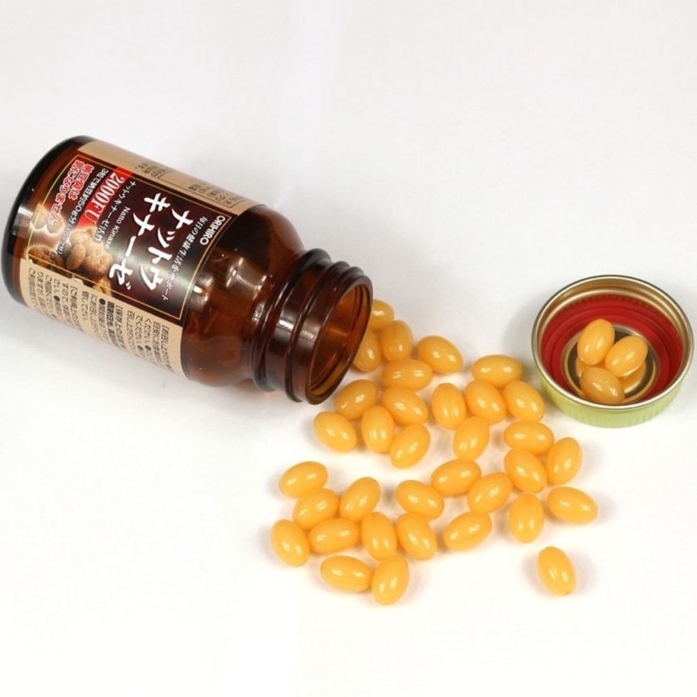 Viên uống chống đột quỵ, tai biến Natto Kinase 2000FU Orihiro Nhật Bản hộp 60 viên Kimochi Store