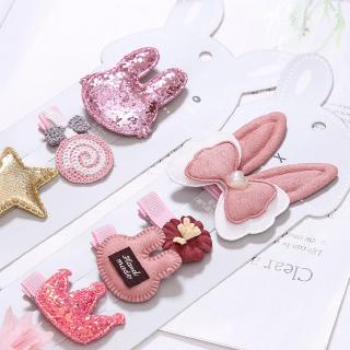 Set 5 Kẹp Tóc Đáng Yêu Cho Bé Gái
