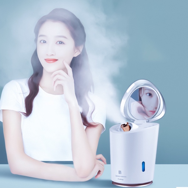Máy Xông Mặt [Freeship] Máy Xông Hơi Mặt Nóng Lạnh MKS - Hỗ Trợ Làm Sạch Sâu Da Mặt, Căn Bằng PH, Thích Hợp Mọi Loại Da