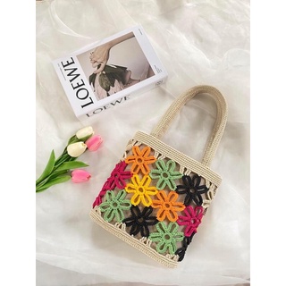 (Ảnh thật)Túi nối hoa handmade
