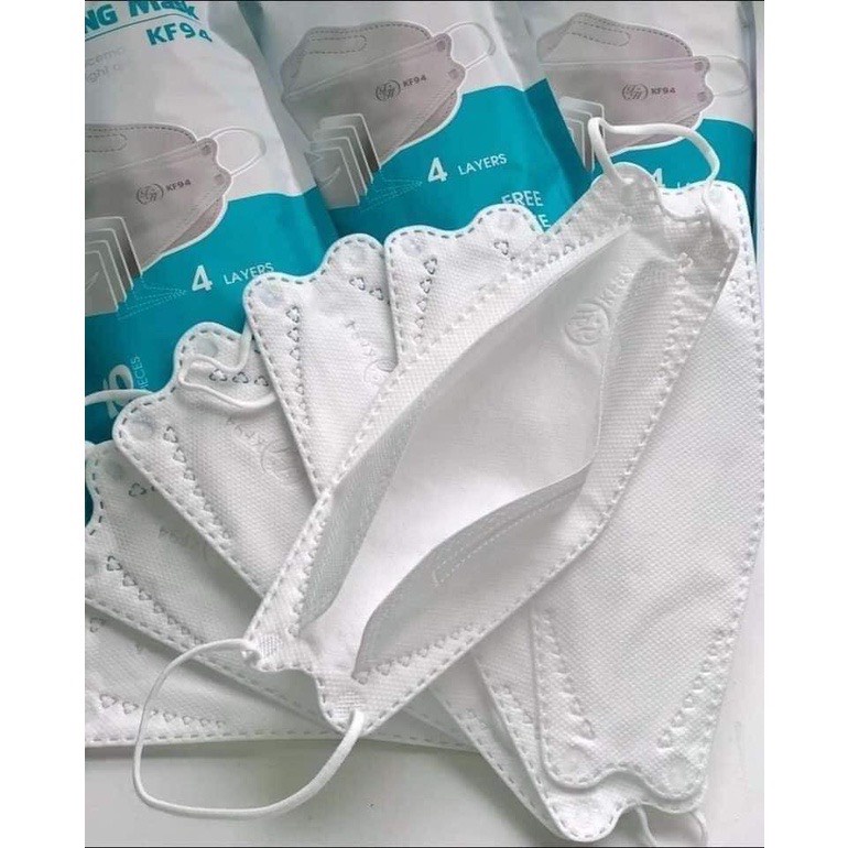 Thùng 300 Chiếc Khẩu Trang Kf94 4 Lớp - Khẩu Trang Kháng Khuẩn Kf94
