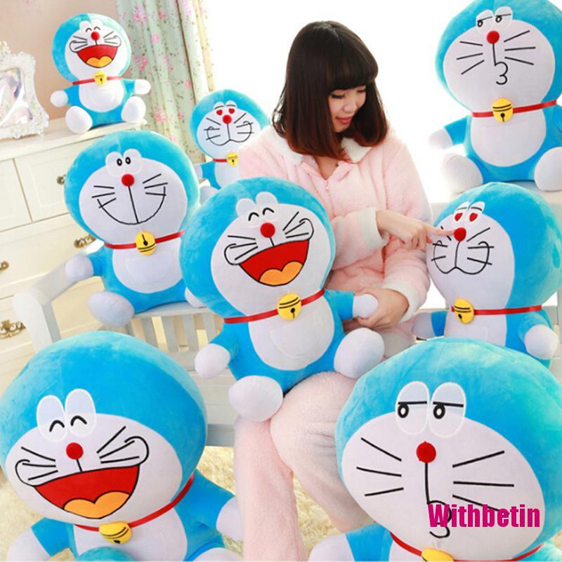 1 Búp Bê Nhồi Bông Đồ Chơi Hình Doraemon Đáng Yêu