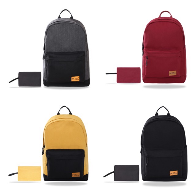 Balo : M.O.L Basic Backpack Canvas