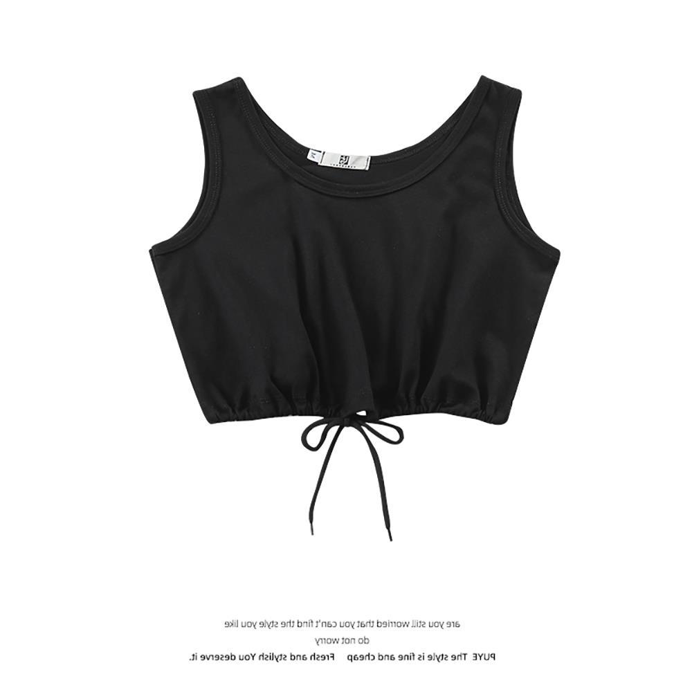 Áo Thun Sát Nách Dây Rút Thời Trang Dành Cho Nữ