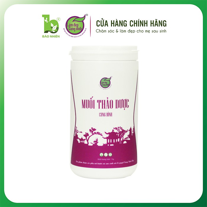 Muối thảo dược sau sinh Cung Đình (1000gr)