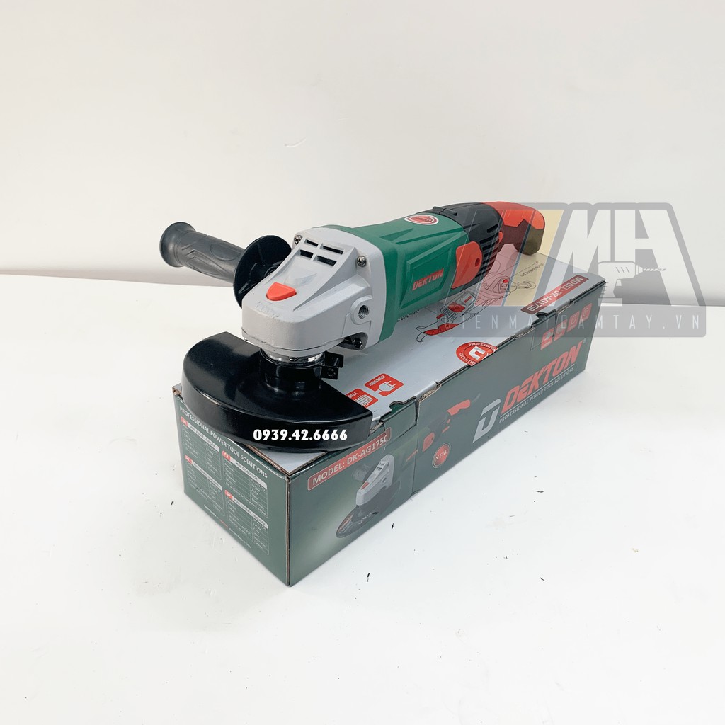 Máy mài góc 150mm chính hãng Dekton Model DK-AG1750 , công suất lớn 1750W , công tắc bóp, 2 vòng bi NSK , giá tốt
