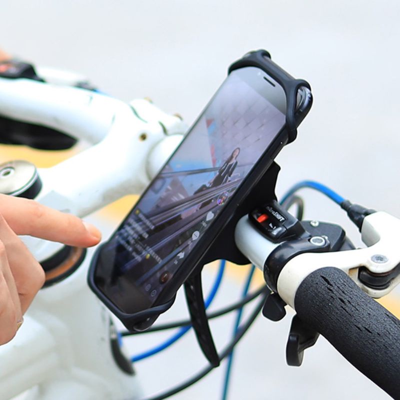 Giá Đỡ Điện Thoại Gắn Tay Lái Xe Đạp Có Thể Xoay 360 Độ Tiện Dụng