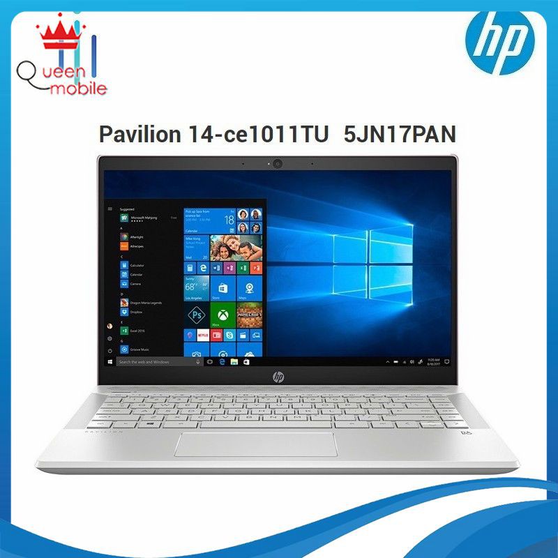 Laptop HP Pavilion 14-ce1011TU 5JN17PAN  Core i3-8145U | 4GB | 120 GB + 1 TB | Win10 | 14 FHD