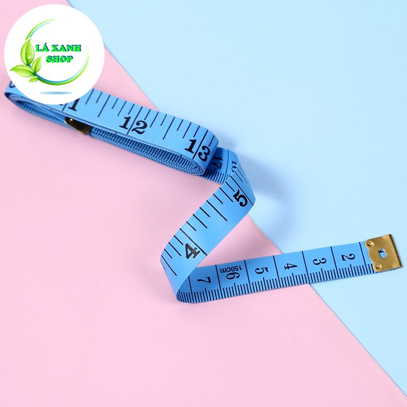 Thước Dây Mềm Đầu Thép H4 Đo Quần Áo May Đồ - Đo Eo 3 Vòng Kiểm Tra Sức Khỏe 1.5 Mét