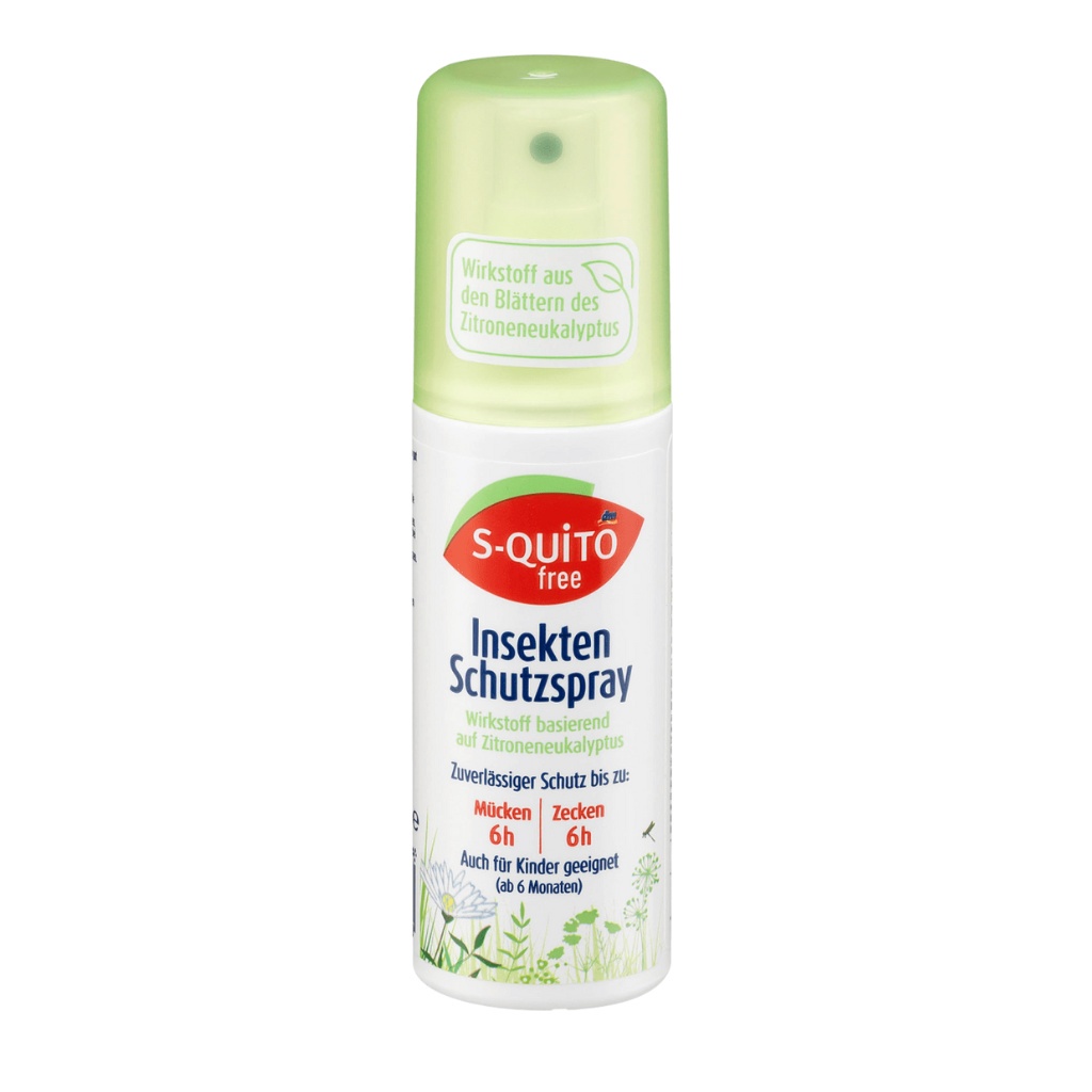 Xịt Chống Muỗi, Kem chống muỗi,Gel Chống muỗi ,Lăn Chống Muỗi Và Côn Trùng S-quito Free – Squito Đức