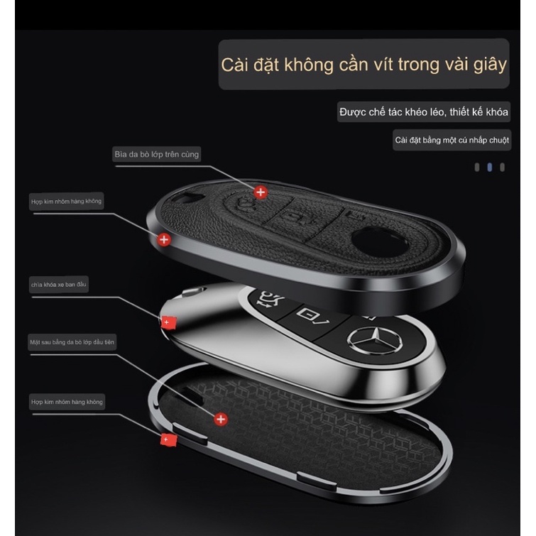 MÓC KHOÁ - ỐP KHOÁ MERCEDES 2023 💥 NEW 💥