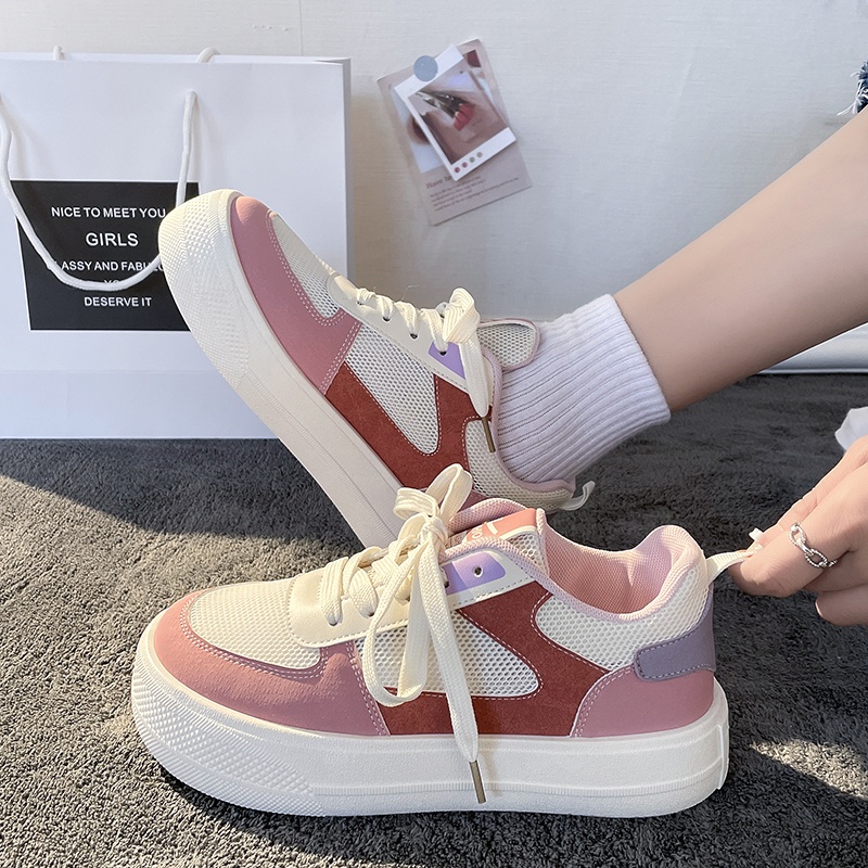 💘 Giày thể thao nữ thoáng khí siêu nhẹ phong cách Hàn Quốc  💘 chống trượt  thoải mái  thời trang 💘 đế mềm thoáng khí  thiết kế mới