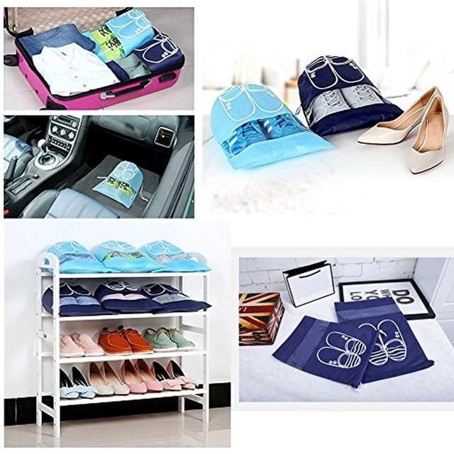 Túi Đựng Giày Dép Có Dây Rút 43.5 * 32cm Chông Thấm Nước