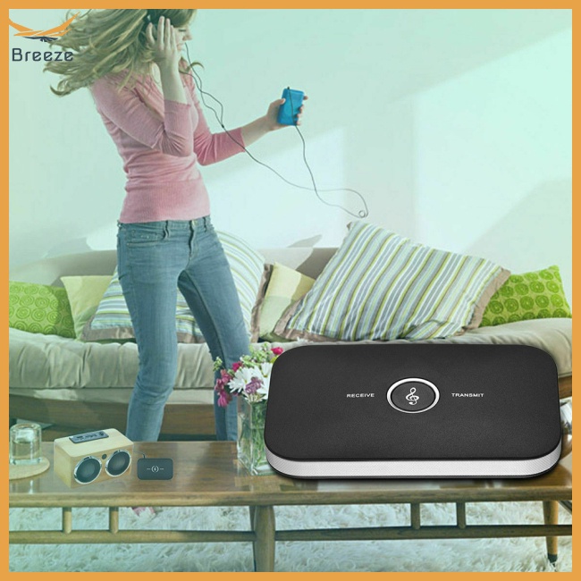 Thiết Bị Truyền Nhận Tín Hiệu Bluetooth 5.0 2 Trong 1 Jack Cắm 3.5mm Cho Xe Ô Tô