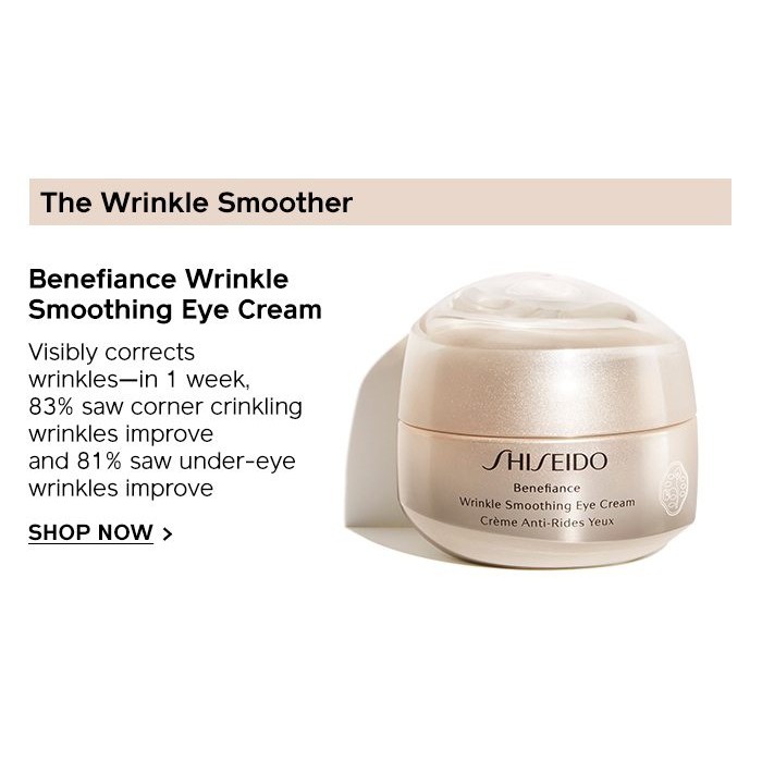 SHISEIDO 🏆 Kem dưỡng mắt Benefiance Wrinkle Smoothing Eye Cream