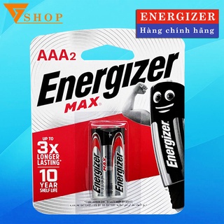 Pin AAA Energizer max E92 vỉ 2 viên chính hãng