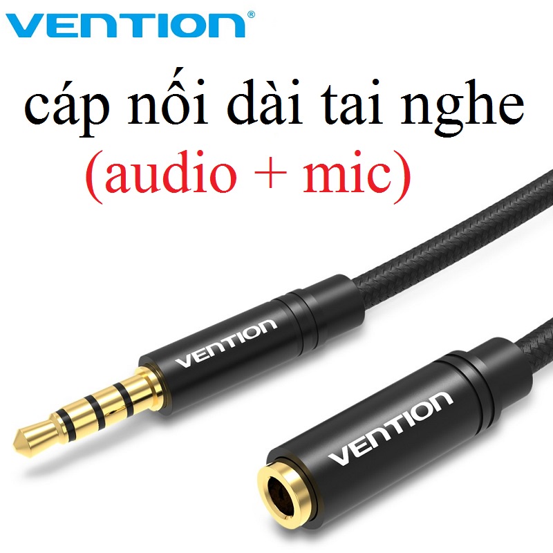 cáp nối dài tai nghe 3.5mm Vention BHBB