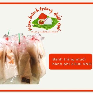 Bánh tráng muối hành phi - Đặc sản Tây Ninh