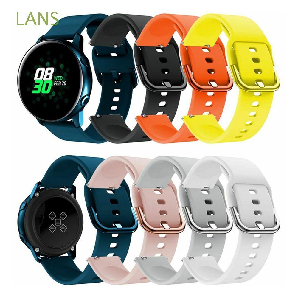 LANS Soft Sports Wristbands for Huami Amazfit Bip Bracelet for Samsung Galaxy Watch Active 2 42mm