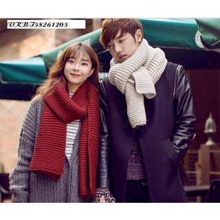 khăn len đan tay style hàn quốc