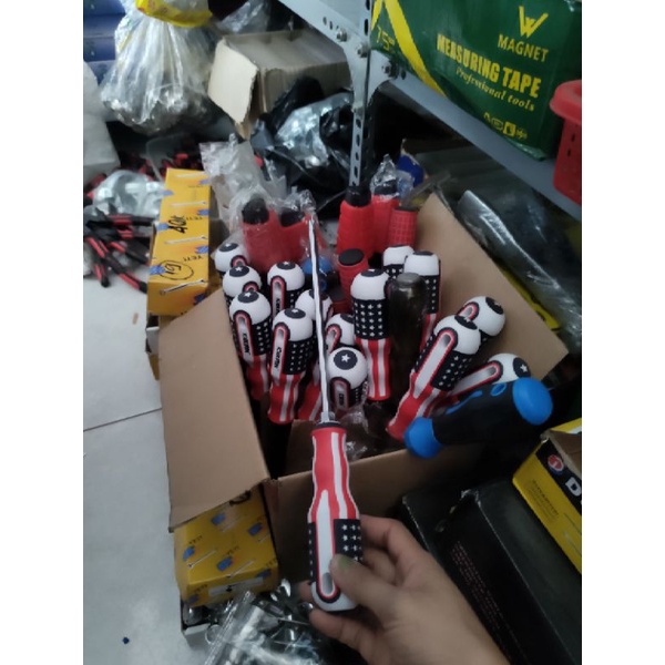 Tua vít 2 đầu cờ mỹ,tua vít có nam châm