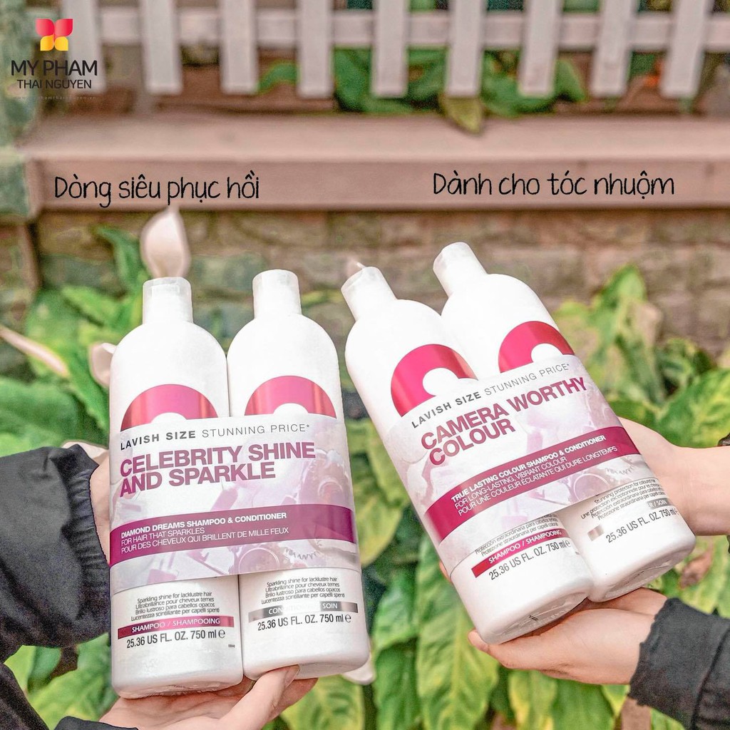 Cặp Dầu Gội Xả TiGi Trắng S-FACTOR Cao Cấp Phục Hồi Tóc Hư Tổn