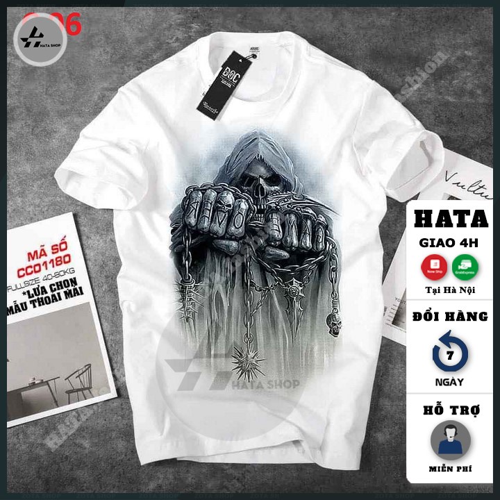 Áo Thun Trắng In Hình 3D Siêu Đẹp Cotton | BigBuy360 - bigbuy360.vn