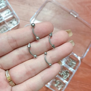 Khuyên banana xỏ mày/ tai / khuyên thép y tế piercing