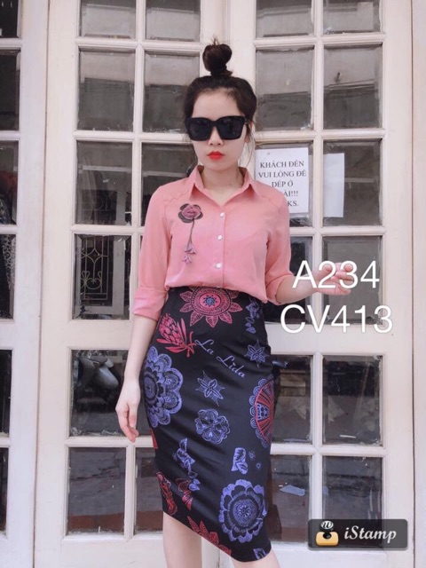 Chân váy bút chì công sở - hoạ tiết (nhiều mẫu) | BigBuy360 - bigbuy360.vn