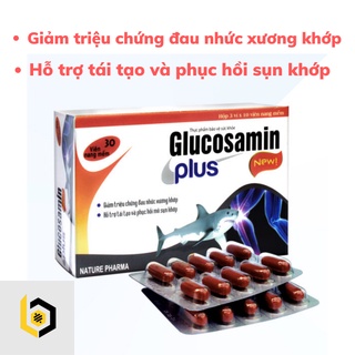 Viên bổ khớp Glucosamin Plus, hỗ trợ tăng tiết dịch khớp và làm giảm triệu chứng đau nhức xương khớp.