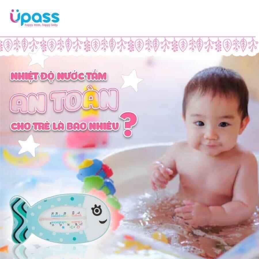 Nhiệt kế đo nhiệt độ nước tắm bé UPASS Thailan hình CÁ