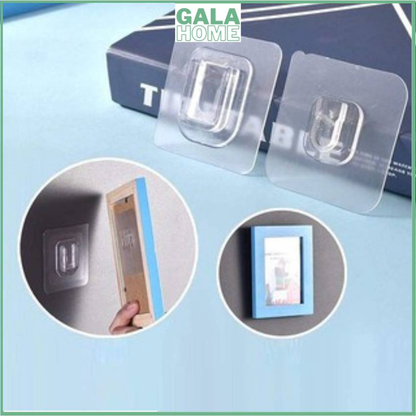 Móc Dán Tường Siêu Dính Chịu Lực Siêu Bền - Loại keo dày siêu chắc chất lượng cao GALA HOME