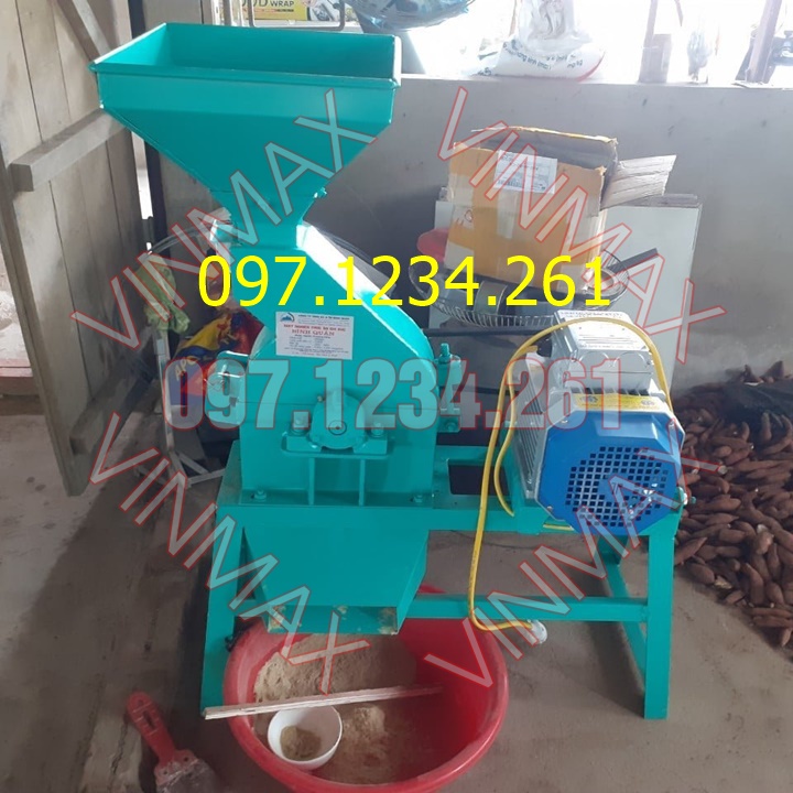 Máy nghiền mẩu gỗ nhỏ thành bột NVM tại Bắc Giang