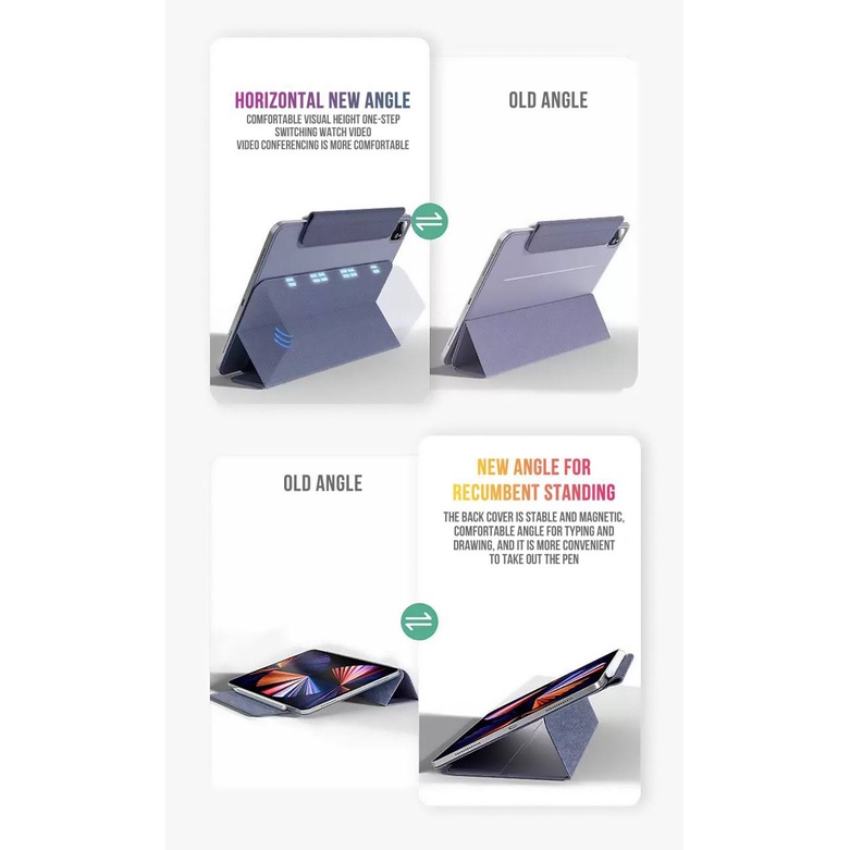 Bao Da Calstone New series Magnetic 3in1 IPad mini 6 ~ Air4 Air5 ~ 2020 2021 Pro 11 ~ 2020 2021 Pro 12.9