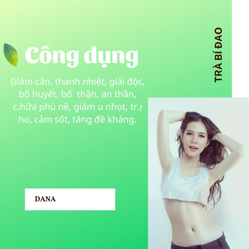Trà sâm bí đao thanh nhiệt tiêu đờm sỉ 20 set